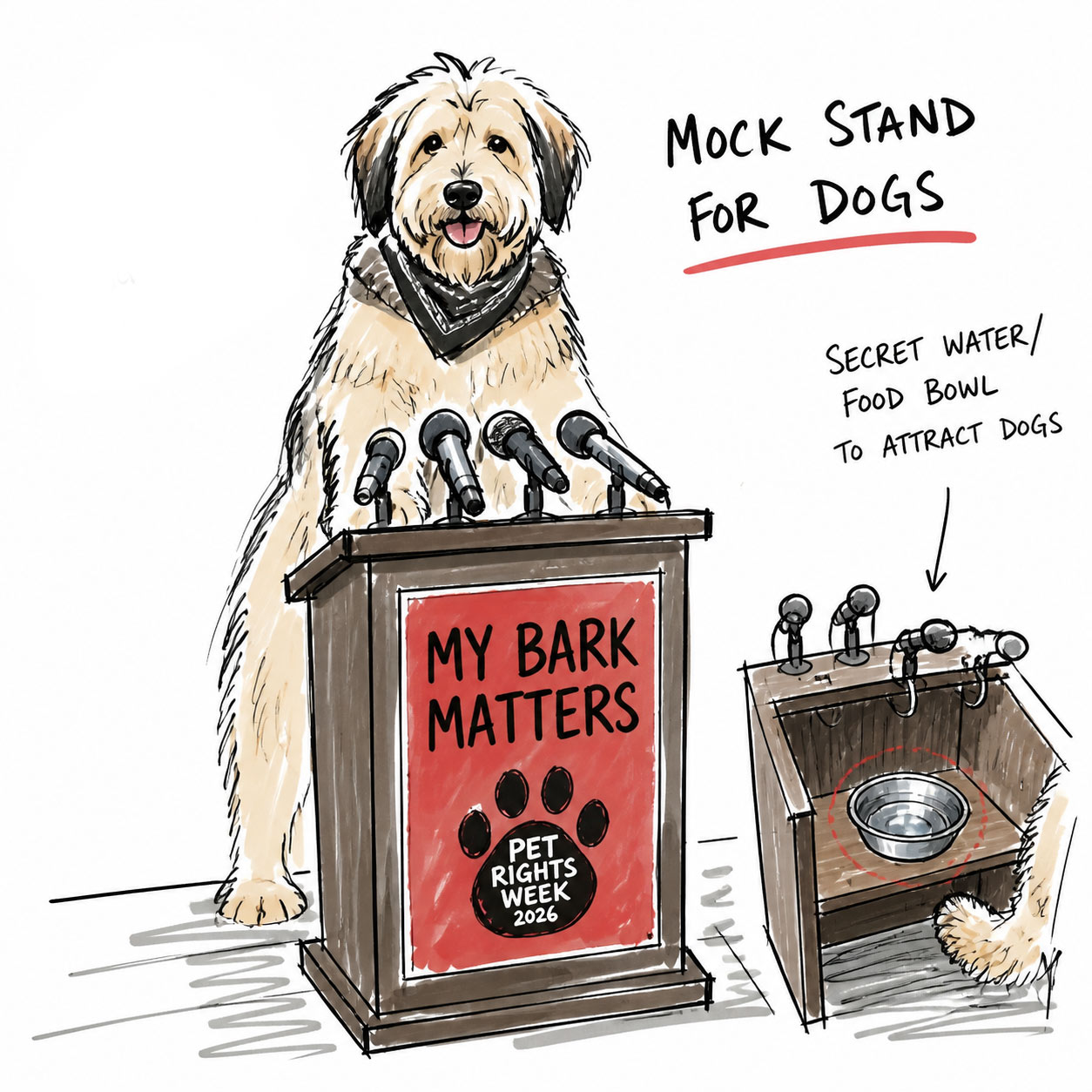 Dog work sample
