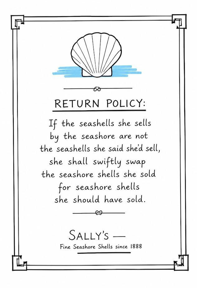 Sallys work sample